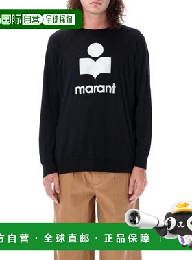 韩国直邮Isabel Marant 长袖 T 恤 TS0046HAB1N22H01BK 黑色 DOM