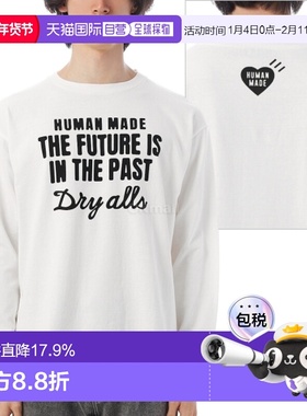 韩国直邮HUMAN MADE 图案长袖T恤（HM30CS026 白色）