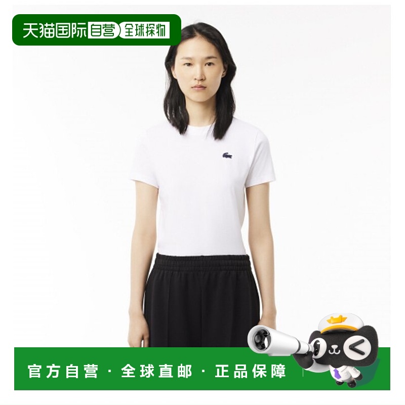韩国直邮LACOSTE女士女装T恤TF9246-54N001高档舒适 时尚简约百搭