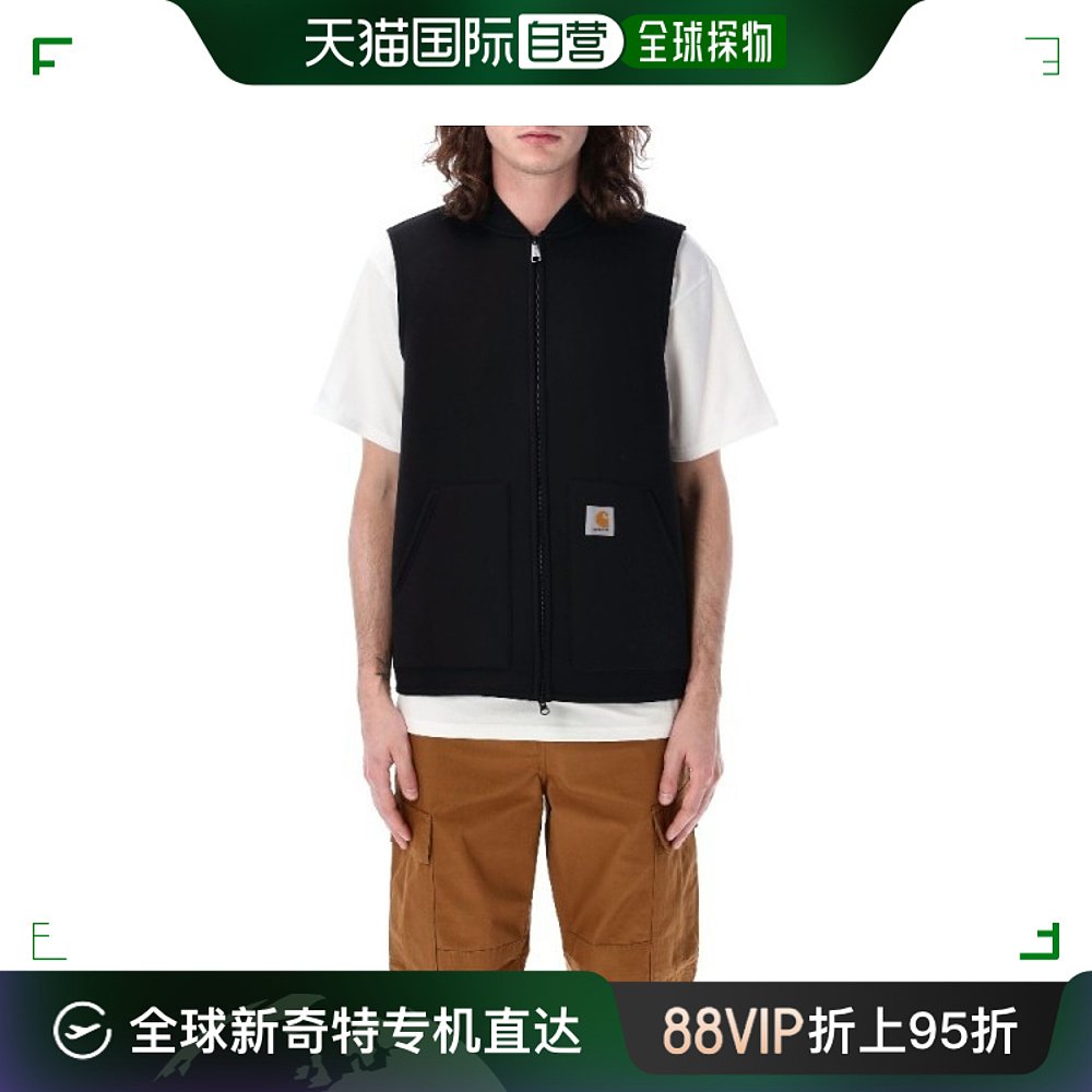 韩国直邮Carhartt 毛呢大衣 [CARHART] 心形 拉条 马甲 I032934C0