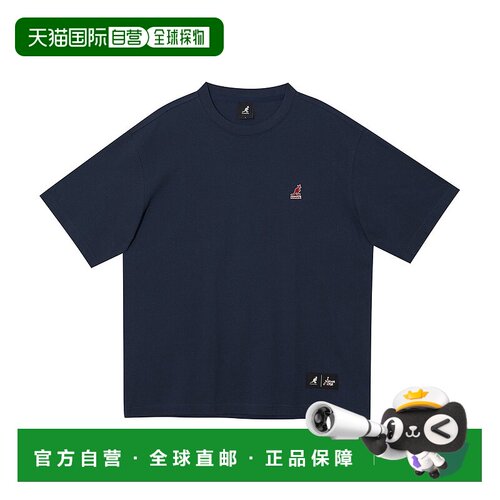 韩国直邮kangol ISCRAM Kangol Ryan 短袖T恤 2808 靛蓝色