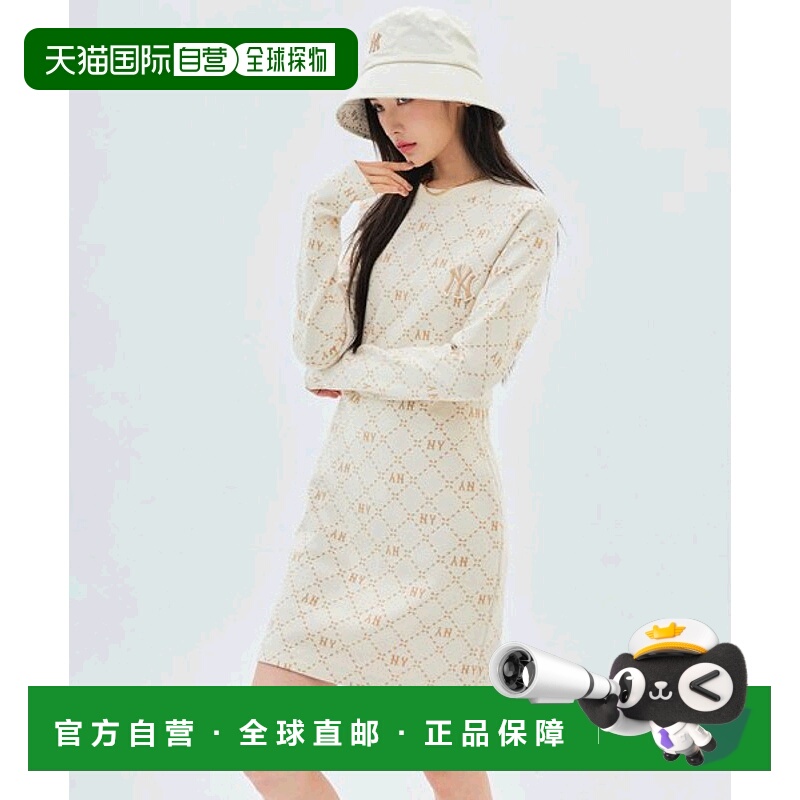 韩国直邮MLB 连衣裙3FOPM0334-50CRD包臀裙