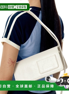 韩国直邮Ames Worldwide 女士包包RECTANGLE FLAP BAG IVORY