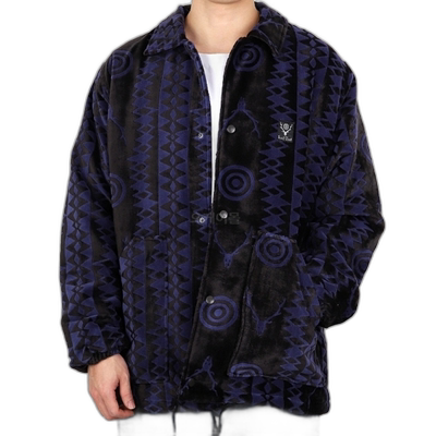 韩国直邮SOUTH2 WEST8 Coach Jacket 天鹅绒夹克 男士青年款 NS71