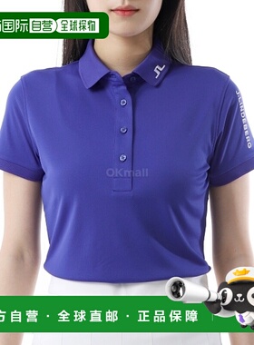 韩国直邮J.LINDEBERG 巡回赛科技马球衫 (GWJT11790-O356) 短袖/T