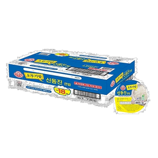 韩国直邮OTTOGI不倒翁速食米饭300g*18盒微波炉即食白米饭半成品