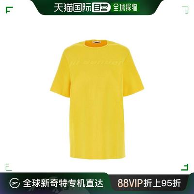 韩国直邮JIL SANDER23FW短袖T恤女J03GC0117J18301 736 Yellow
