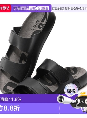 韩国直邮ECCO COZMO W 第二代拖鞋 男女通用 全粒面皮革款号20682