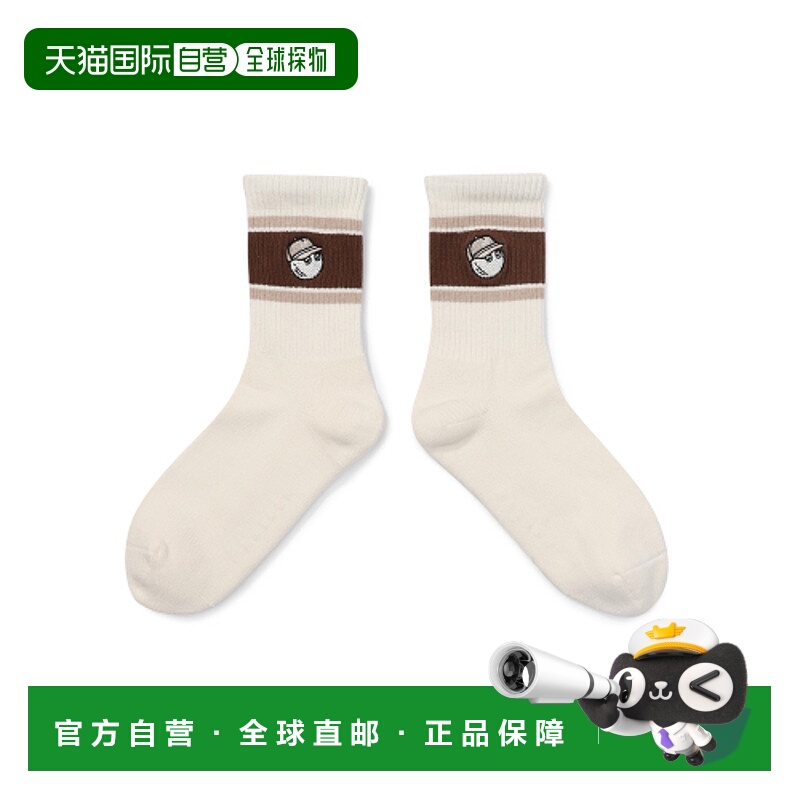 韩国直邮MALBON GOLF 男士运动袜  BUCKET POINT BASIC CREW SOCK