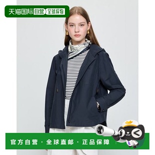 韩国直邮HAZZYS HSJU5D801N2 深蓝色赫奇斯女士连帽拉链轻便衬衫