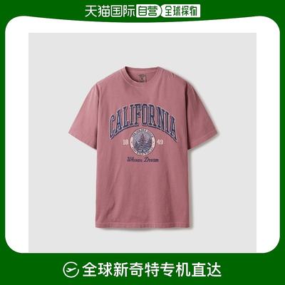 韩国直邮WHO.A.U T恤 [新世界马山店] California Dyed Overfit T