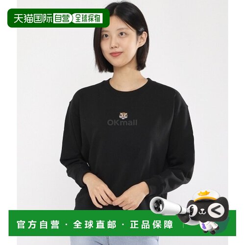 韩国直邮KENZO FE5 2SW148 4MF 99J 前老虎刺绣纯棉长袖T恤衫卫衣