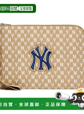 韩国直邮MLB 手抓包3APOM012N-50BGD情侣老花化妆包