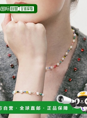 韩国直邮VINTAGE HOLLYWOOD 女士项链402881 Pearl n Crystal Bead