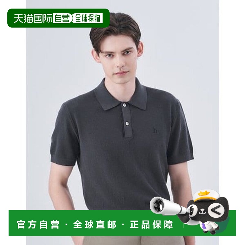 韩国直邮HAZZYS Hedges Men's [Clearance][Somore] Charcoal Cot