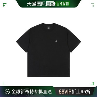 韩国直邮Kangol T恤 [新世界江南店] 提花 T恤 2742 黑色