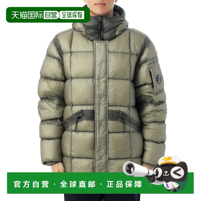 韩国直邮CP COMPANY DD Shell 长款连帽羽绒服 (19CMOW182A 11041
