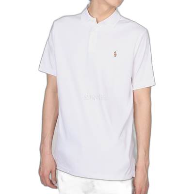 韩国直邮Polo Ralph Lauren男款软棉短袖POLO衫白710666999001