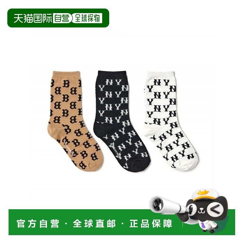 韩国直邮MLB KIDS 童鞋  7ASOM043N-00BKS儿童袜子(0-16岁)