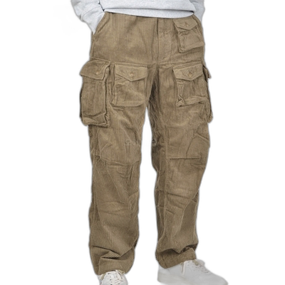 韩国直邮engineered garments休闲裤男款系带拉链纯色口袋军绿色