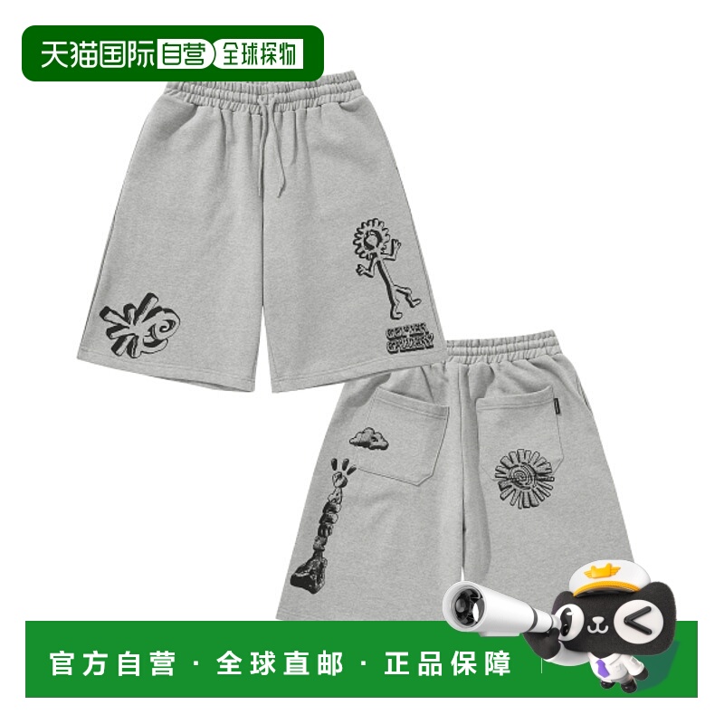 韩国直邮GOTTER GALLERY 公用短裤 GT25SUBT01GY ETHNIC DOODLE S