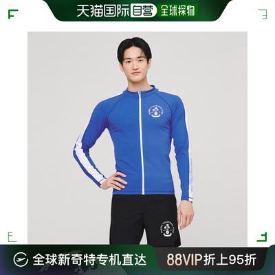 韩国直邮BARREL 男士时尚防晒服MEN VOLLEY ZIPUP RASHGUARD BLUE