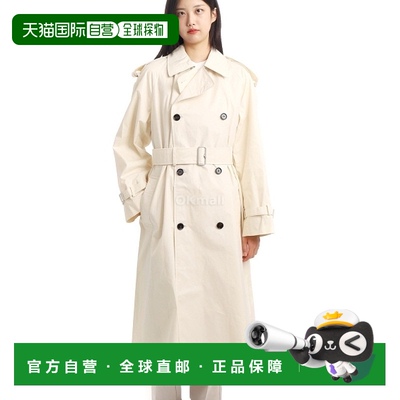 韩国直邮BURBERRY 长款华达呢风衣 (8080863) 外套博柏利长袖