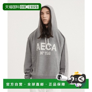 连帽衫 男士 AWCMFWBCKNISO001G3BB AECA 韩国直邮AECA BIG WHITE