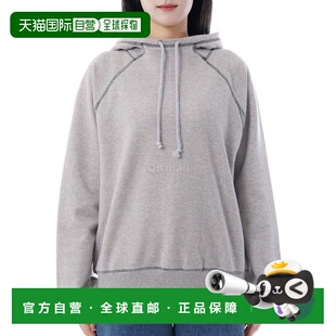 韩国直邮Baserange 灰色混色折叠连帽衫（PUFOH-RCF-AU25） 兜帽/