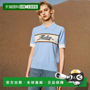 Bucket 女士毛针织衫 Logo Half Knit 韩国直邮MALBON sleeved GOLF