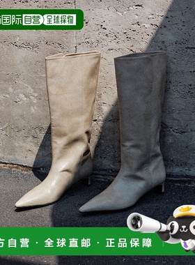 韩国直邮LOEUVRE 女士女鞋时装靴 Pointe Bottes HA4AD006-97高跟