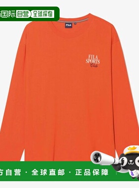 韩国直邮FILA Whella FILA 图案长袖 T 恤 斐乐FS253RL01X002820