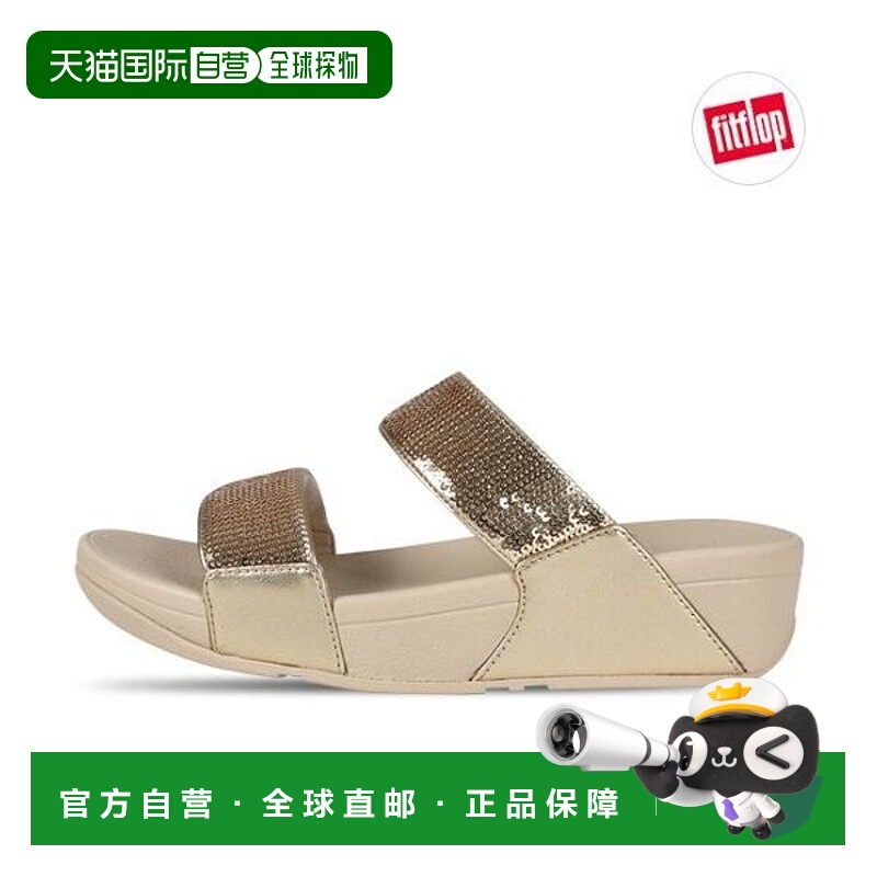 韩国直邮NIKE {仅限店内}NIKE Fitflop 露露亮片拖鞋 金色 JF2-6