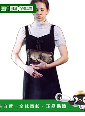 韩国直邮LOEUVRE 女士连衣裙 Velvet Ribbon Mini Dress SW3WO443-