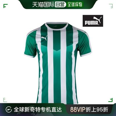 韩国直邮[puma] [PUMA] LIGA 条纹 圆领 运动服 运动 短袖 T恤