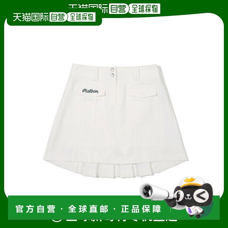 韩国直邮MALBON GOLF女士运动半身裙M3322PSK14IVY Pleats Cargo S