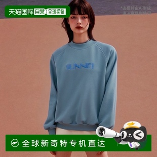 上裝 1小時(shí)內(nèi)可退 韓國直郵sunnei 通用 T恤衛(wèi)衣百搭舒適減齡流行
