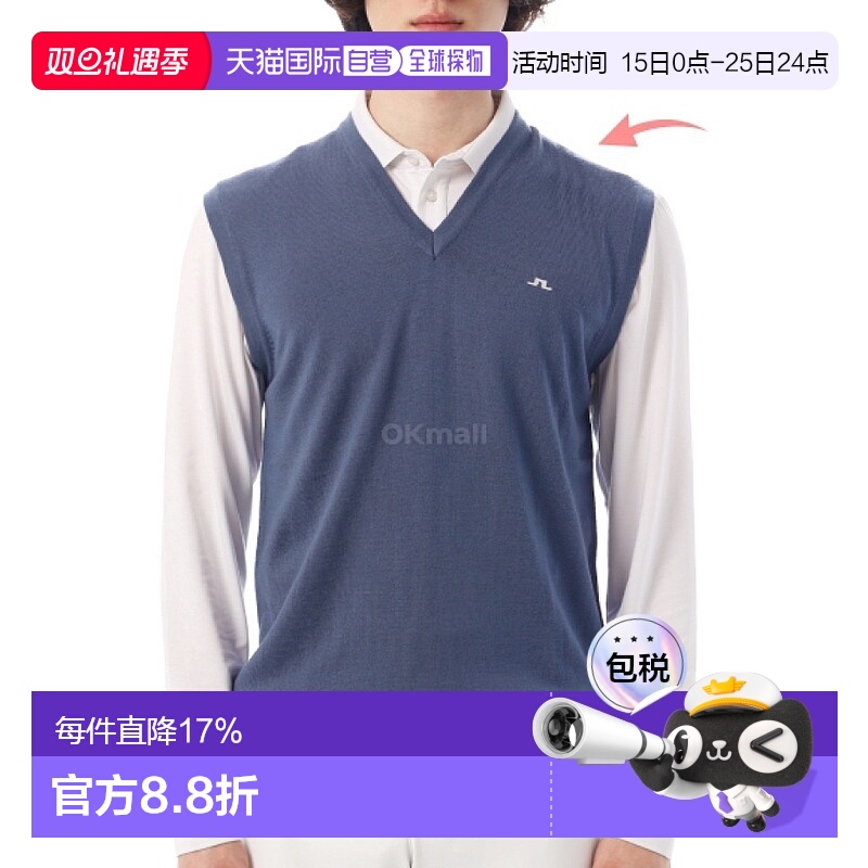 韩国直邮J.LINDEBERG Liam针织背心（GMKW12909-O319） 针织衫/背