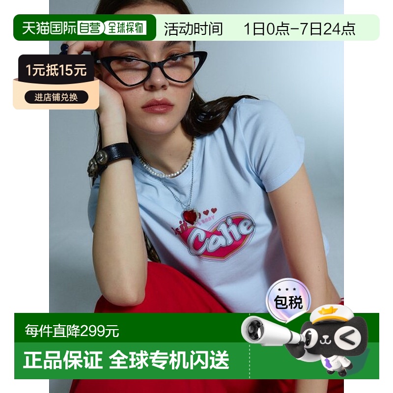 韩国直邮ASIF CALIE 女士女装T恤CA23BST028SB潮流穿搭时尚高级感