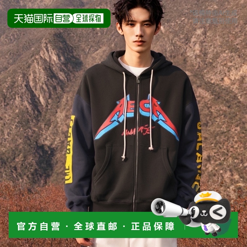 韩国直邮AECA WHITE 男士连帽衫AWCMFWBCTSZSO001A5BC RE-GACY ZI