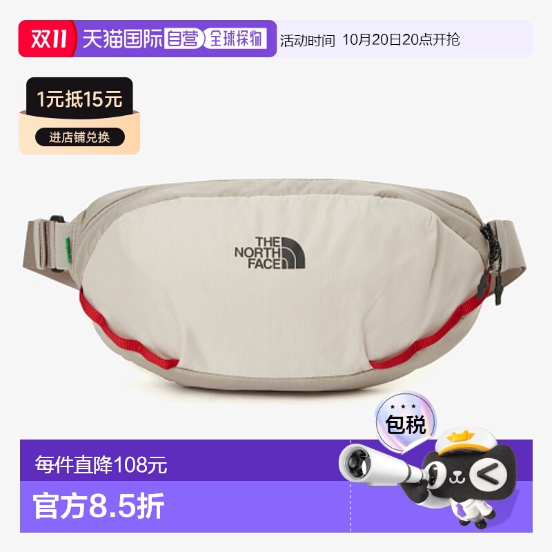 韩国直邮THE NORTH FACE正品户外运动韩版秋冬新品男款腰包NN2HQ0