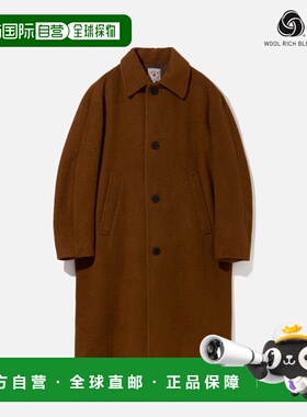 韩国直邮AECA 男士男毛呢大衣AWCMFWBCOCOSO001H1NB AECA ZIBELIN
