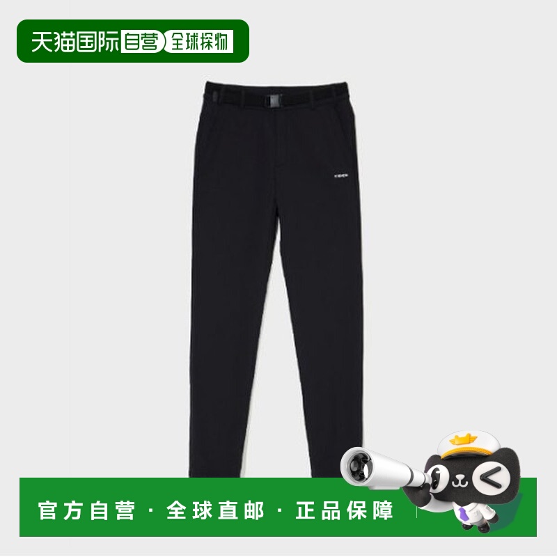 韩国直邮EIDER 长裤 JQS DMW24303Z1 STANDARD 黑色男士粘合长裤