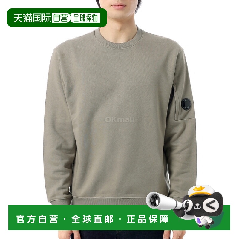 韩国直邮CP COMPANY 轻盈羊毛圆领镜片卫衣 (19CMSS713A 005086W