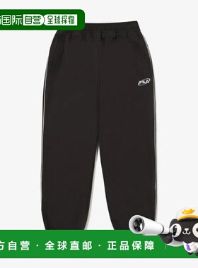 韩国直邮FILA M Wheela 儿童长裤 KQC FK2WPG3201X-BLK Basic Ano