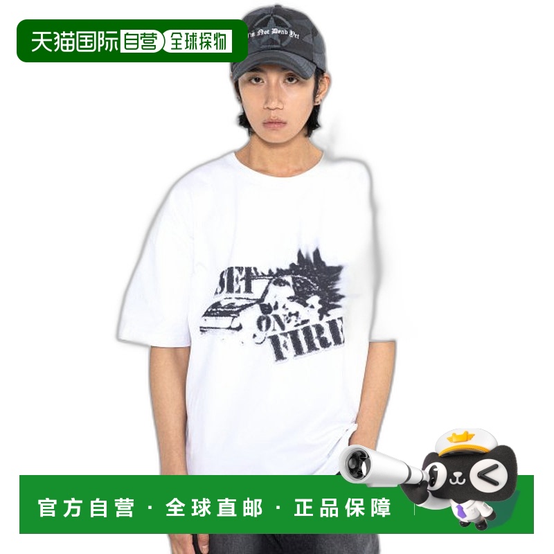韩国直邮XTONZ 男士T恤xtt066WH高档 时尚百搭舒适 简约 高级感