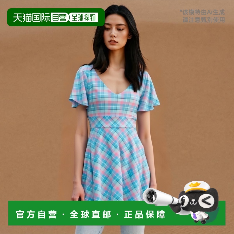 韩国直邮BARREL 女士连体泳衣5003731278 WOMEN RESORT CHECK BEAC