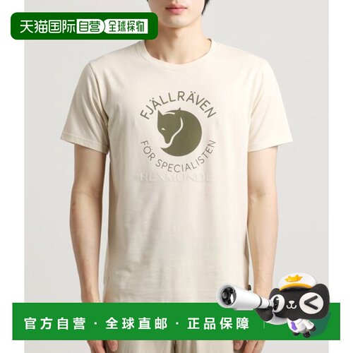 韩国直邮FJALLRAVEN狐狸系列男士短袖T恤 2024年春季 87052/113