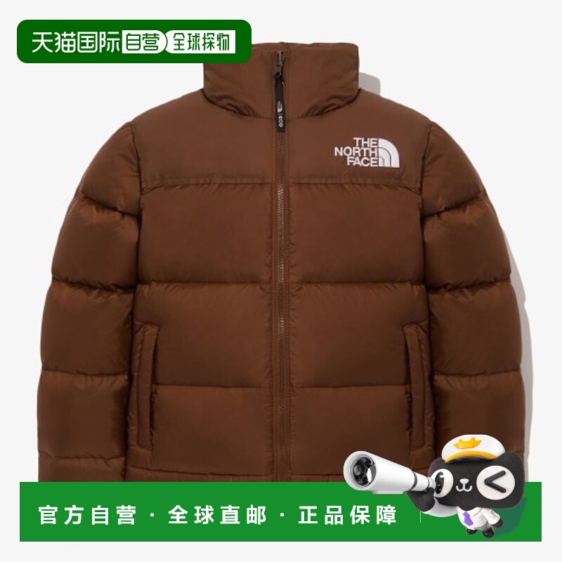韩国直邮北面THE NORTH FACE Logo印花立领拉链夹克外套 女款 深