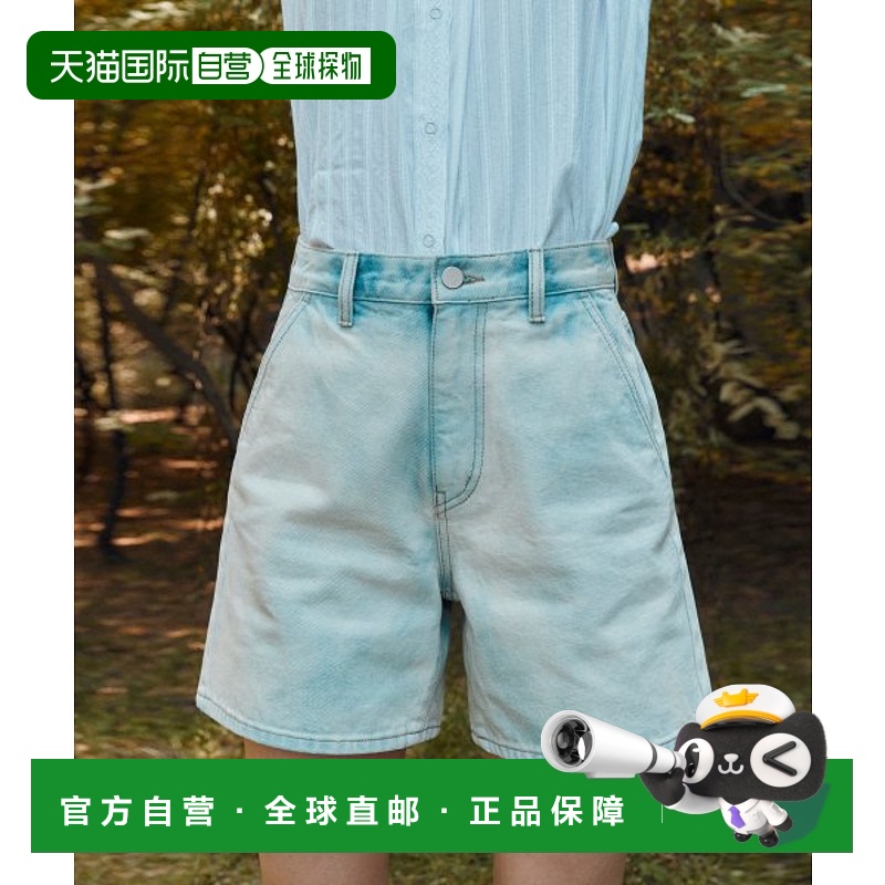韩国直邮RE RHEE 女士短裤RO2SLP211-0 TIE DYE DENIM SHORTS